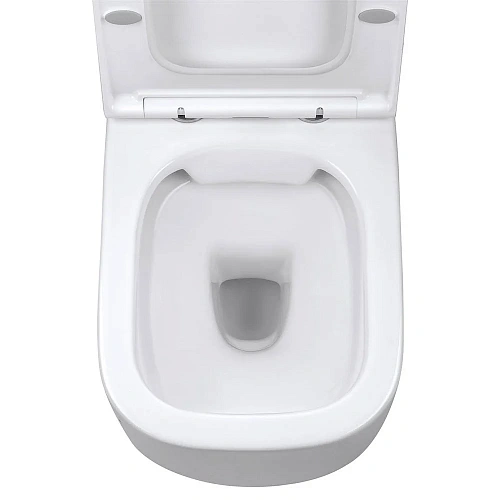 Унитаз подвесной Vincea Form VT1-35 безободковый, белый, ультратонкое soft-close сиденье Унитаз подвесной Vincea Form VT1-35 безободковый, белый, ультратонкое soft-close сиденье