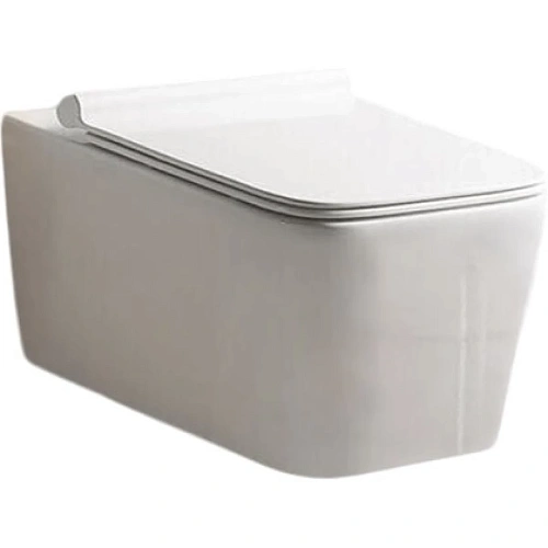 Унитаз подвесной Ceruttispa VIOLA Aria CT10583 Tornado безободковый белый, сиденье микролифт Унитаз подвесной Ceruttispa VIOLA Aria CT10583 Tornado безободковый белый, сиденье микролифт