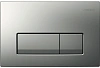 Клавиша смыва Geberit 115.105.46.1 Delta 51 пластик, цвет матовый хром