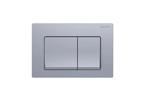 Клавиша смыва Aquatek TDI-0000006 (010C) Small хром матовая (клавиши квадрат) для INS-0000018 с верхней кнопкой смыва Клавиша смыва Aquatek TDI-0000006 (010C) Small хром матовая (клавиши квадрат) для INS-0000018 с верхней кнопкой смыва