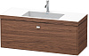 Картинка анонса товара «тумба с раковиной duravit brioso br4603o1021 120 см орех темный»