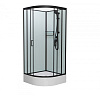 Душевая кабина Frank F400/1 М Black без крыши черный профиль матовое стекло 100x100 20065 Душевая кабина Frank F400/1 М Black без крыши черный профиль матовое стекло 100x100 20065
