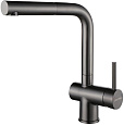 Смеситель для кухни Paulmark Dosse, вороненая сталь, Do214418-GM Смеситель для кухни Paulmark Dosse, вороненая сталь, Do214418-GM