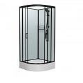 Душевая кабина Frank F400/1 М Black без крыши черный профиль матовое стекло 100x100 20065 Душевая кабина Frank F400/1 М Black без крыши черный профиль матовое стекло 100x100 20065