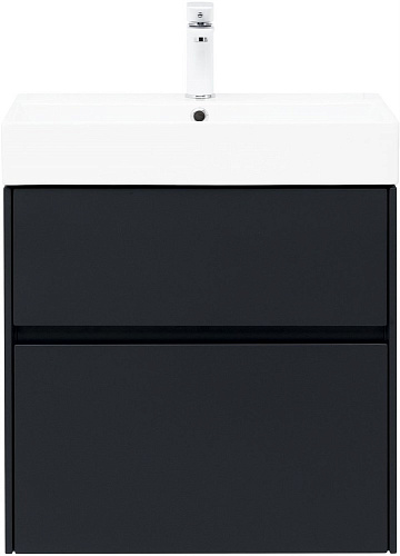 Тумба под раковину Aquanet Бруклин 60 антрацит матовый 00310140 Тумба под раковину Aquanet Бруклин 60 антрацит матовый 00310140