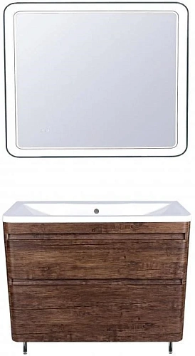 Тумба под раковину Style Line Атлантика 100, Люкс старое дерево, PLUS ЛС-00000614 Тумба под раковину Style Line Атлантика 100, Люкс старое дерево, PLUS ЛС-00000614