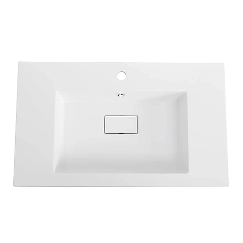 Раковина CEZARES CZR-800/480-LV-MR-PRS белый матовый 800x480 искусственный камень Раковина CEZARES CZR-800/480-LV-MR-PRS белый матовый 800x480 искусственный камень