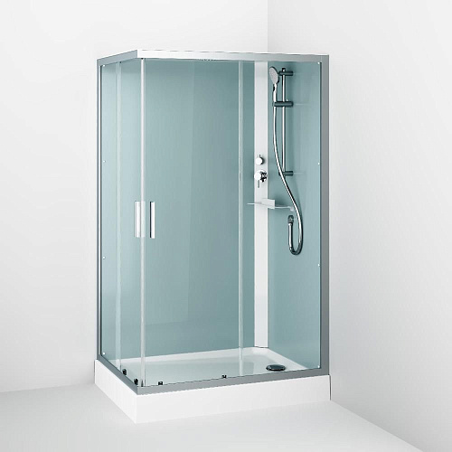 Душевая кабина AM.PM Gem W90C-404-12080MT 120x80, прямоугольная, профиль хром матовый, стекло прозрачное Душевая кабина AM.PM Gem W90C-404-12080MT 120x80, прямоугольная, профиль хром матовый, стекло прозрачное