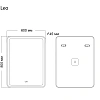 Зеркало GROSSMAN LEO (600x800x45) LED с сенсорным выкл. и подогревом 166080 Зеркало GROSSMAN LEO (600x800x45) LED с сенсорным выкл. и подогревом 166080