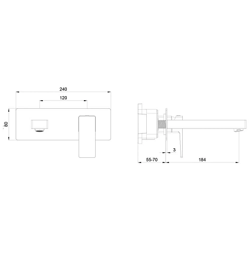 Смеситель для раковины Wonzon & Woghand CUBE 2.0 встраиваемый, черный матовый (WW-88869068-MB) Смеситель для раковины Wonzon & Woghand CUBE 2.0 встраиваемый, черный матовый (WW-88869068-MB)