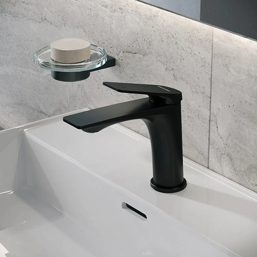 Смеситель для раковины GROSSMAN Galaxy 510.K35.01.210 черный матовый Смеситель для раковины GROSSMAN Galaxy 510.K35.01.210 черный матовый