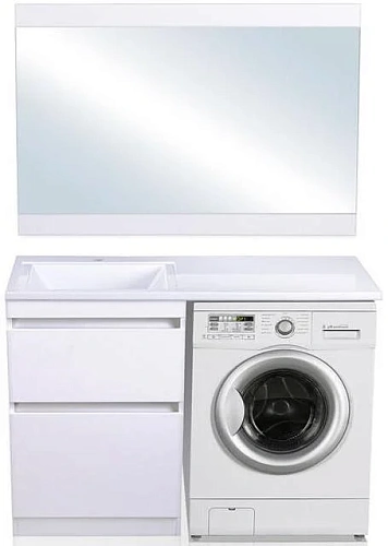 Тумба под раковину Style Line Даллас 120 люкс PLUS эмаль белый СС-00002338 Тумба под раковину Style Line Даллас 120 люкс PLUS эмаль белый СС-00002338