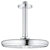 Верхний душ GROHE Tempesta 210 с потолочным душевым кронштейном 142 мм, расход 9.5 л/мин, хром (2641 26414000