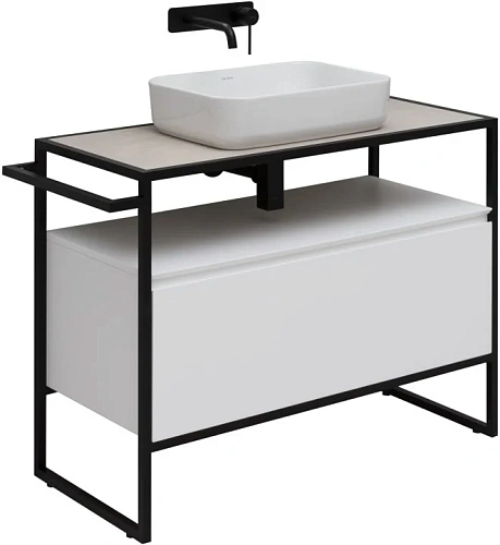 Тумба под раковину Allen Brau Priority 1.31003.WM 100 white matt Тумба под раковину Allen Brau Priority 1.31003.WM 100 white matt