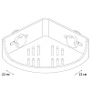 Полка Grampus Element, GR-3310, белая угловая Полка Grampus Element, GR-3310, белая угловая