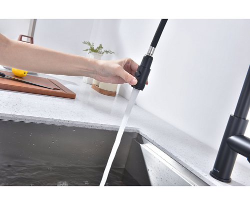 Смеситель для кухни Paulmark Galant антрацит Ga213077-AN Смеситель для кухни Paulmark Galant антрацит Ga213077-AN