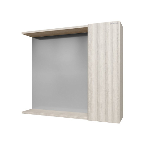 Зеркальный шкаф GROSSMAN ЮНИТ-80 см, универсальный кадена лайт 80x70 2080112 Зеркальный шкаф GROSSMAN ЮНИТ-80 см, универсальный кадена лайт 80x70 2080112