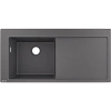 Кухонная мойка Hansgrohe S51 S5110-F450 450 с крылом 43330290, серый камень встраиваемая