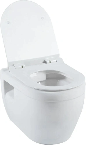Унитаз подвесной Aquanet Rimless Glide-W CL-11042 с сиденьем Унитаз подвесной Aquanet Rimless Glide-W CL-11042 с сиденьем