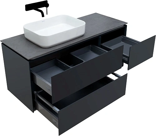 Тумба под раковину Allen Brau Infinity 120 1.21005.AM L антрацит матовый Тумба под раковину Allen Brau Infinity 120 1.21005.AM L антрацит матовый