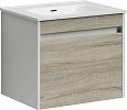 Тумба под раковину Sancos Smart SM60E дуб бардолино/белый Тумба под раковину Sancos Smart SM60E дуб бардолино/белый