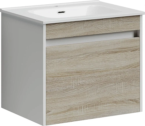 Тумба под раковину Sancos Smart SM60E дуб бардолино/белый Тумба под раковину Sancos Smart SM60E дуб бардолино/белый