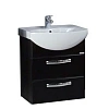 Тумба с раковиной Aquaton Ария 65 М черный глянец 1A1233K0AA950 Тумба с раковиной Aquaton Ария 65 М черный глянец 1A1233K0AA950