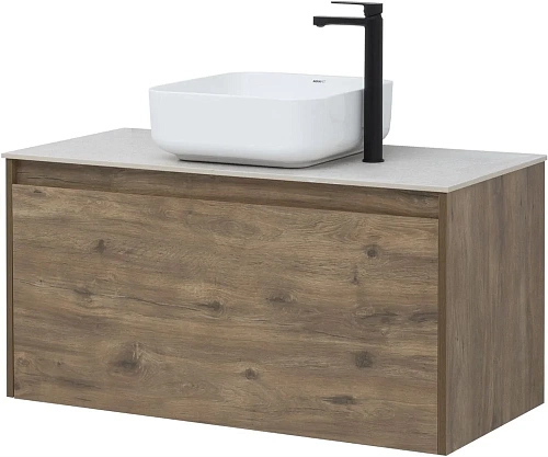 Тумба под раковину Aquanet Nova Lite 100 дуб рустикальный (1 ящик) 00249520 Тумба под раковину Aquanet Nova Lite 100 дуб рустикальный (1 ящик) 00249520