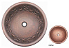 Картинка анонса товара «раковина медная bronze de luxe r314, цвет - coffee (кофейный), 42 х 42 х 15 см r314_coffee»
