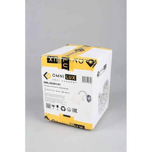 Светильник настенный (Бра) Omnilux Novello OML-56301-01 Светильник настенный (Бра) Omnilux Novello OML-56301-01