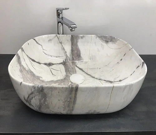 Раковина CeramaLux K397G125 накладная, под камень Раковина CeramaLux K397G125 накладная, под камень