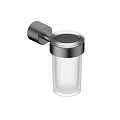 Стакан для зубных щеток с держателем ABBER Osten 316 AA1861BGG оружейная сталь брашированная Стакан для зубных щеток с держателем ABBER Osten 316 AA1861BGG оружейная сталь брашированная