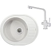 Кухонная мойка Kaiser Белая (овальная) KGMO-6250-W Кухонная мойка Kaiser Белая (овальная) KGMO-6250-W