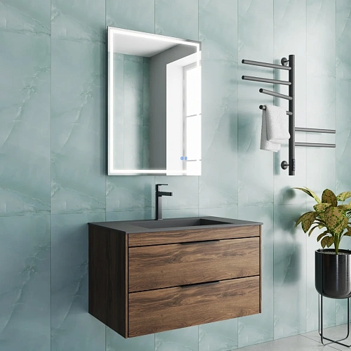 Тумба под раковину Vincea Chiara 2D 800 VMC-2C2800CO подвесная, С.Oak Тумба под раковину Vincea Chiara 2D 800 VMC-2C2800CO подвесная, С.Oak