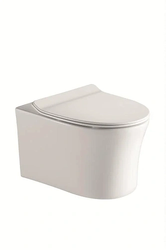 Унитаз подвесной CeramaLux B2347 с сиденьем Унитаз подвесной CeramaLux B2347 с сиденьем