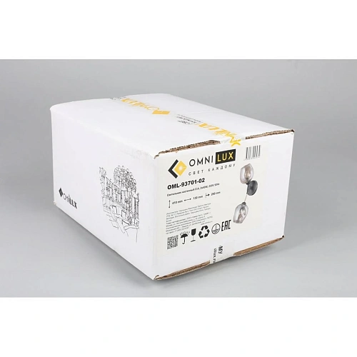 Светильник настенный (Бра) Omnilux Savelletri OML-93701-02 Светильник настенный (Бра) Omnilux Savelletri OML-93701-02