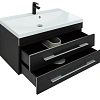 Тумба под раковину Aquanet Верона 90 New черный матовый 00272429 Тумба под раковину Aquanet Верона 90 New черный матовый 00272429