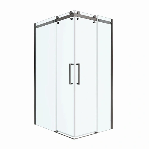 Душевой уголок BelBagno MARINO-2-AH-2-120/90-C-GM 120x90 см, профиль оружейная сталь, стекло прозрачное Душевой уголок BelBagno MARINO-2-AH-2-120/90-C-GM 120x90 см, профиль оружейная сталь, стекло прозрачное