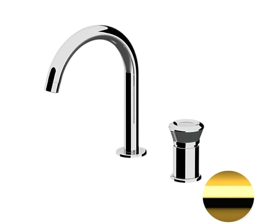 Смеситель для раковины Remer Element ET57DO, золото глянцевое Смеситель для раковины Remer Element ET57DO, золото глянцевое