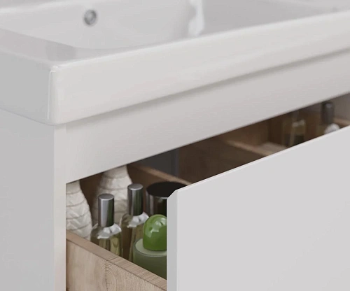 Тумба под раковину Lemark COMBI 125 см подвесная/напольная, белый LM03C125T Тумба под раковину Lemark COMBI 125 см подвесная/напольная, белый LM03C125T