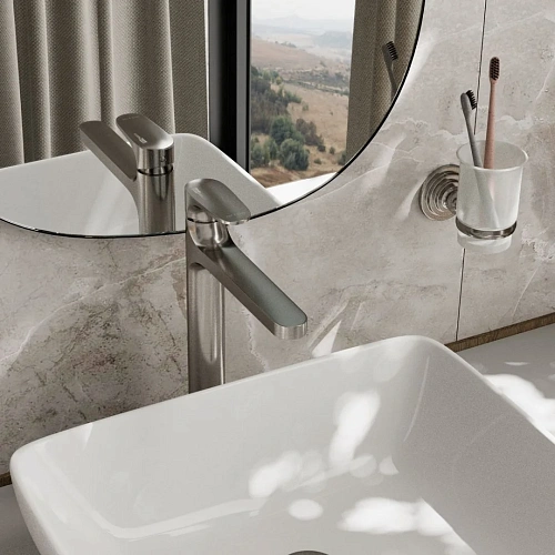 Смеситель для раковины WasserKRAFT Spree 1403H никель Смеситель для раковины WasserKRAFT Spree 1403H никель