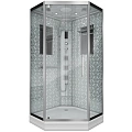 Душевая кабина Niagara Luxe NG-7717W (1000x1000х2150) низкий поддон стенки белые Душевая кабина Niagara Luxe NG-7717W (1000x1000х2150) низкий поддон стенки белые