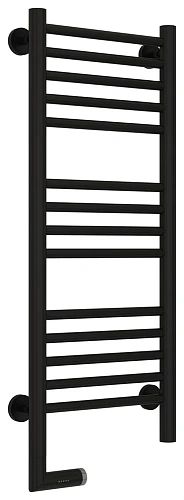 Полотенцесушитель электрический Сунержа Богема 2.0 прямая 800х300 МЭМ левый 31-5204-8030 Матовый чер Полотенцесушитель электрический Сунержа Богема 2.0 прямая 800х300 МЭМ левый 31-5204-8030 Матовый чер