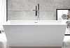 Ванна отдельностоящая ABBER AB9224-1.6 160x80 универсальная, белая акриловая