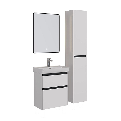 Шкаф-пенал Lemark COMBI 35 см подвесной/напольный, левый/правый, черный/белый LM03C35P-black Шкаф-пенал Lemark COMBI 35 см подвесной/напольный, левый/правый, черный/белый LM03C35P-black