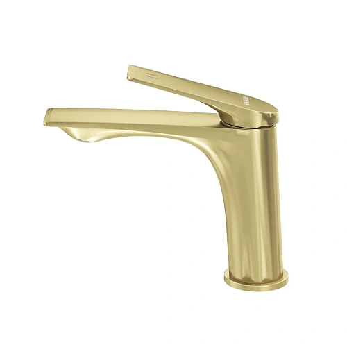 Смеситель для раковины GROSSMAN Galaxy 510.K35.01.320 золото сатиновый Смеситель для раковины GROSSMAN Galaxy 510.K35.01.320 золото сатиновый