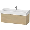 Тумба под раковину Duravit XVIU XV42380B171 подвесная 118.4 см Средиземноморский дуб