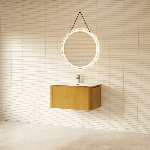 Тумба под раковину ArtDecco Coco 80 ACC08W14S000 подвесная, белый дуб Тумба под раковину ArtDecco Coco 80 ACC08W14S000 подвесная, белый дуб