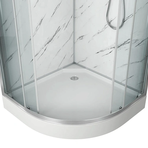 Душевая кабина Niagara Luxe NG-7701M (900x900х2100) низкий поддон (15см) стенки мрамор Душевая кабина Niagara Luxe NG-7701M (900x900х2100) низкий поддон (15см) стенки мрамор