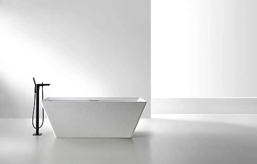 Ванна отдельностоящая ABBER AM9912 170x75 универсальная, белая матовая, искусственный камень Ванна отдельностоящая ABBER AM9912 170x75 универсальная, белая матовая, искусственный камень